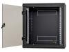 Triton 19"Wandgehäuse, 12HE, 1-teilig, T495, Schwarz, Delta B 5S,