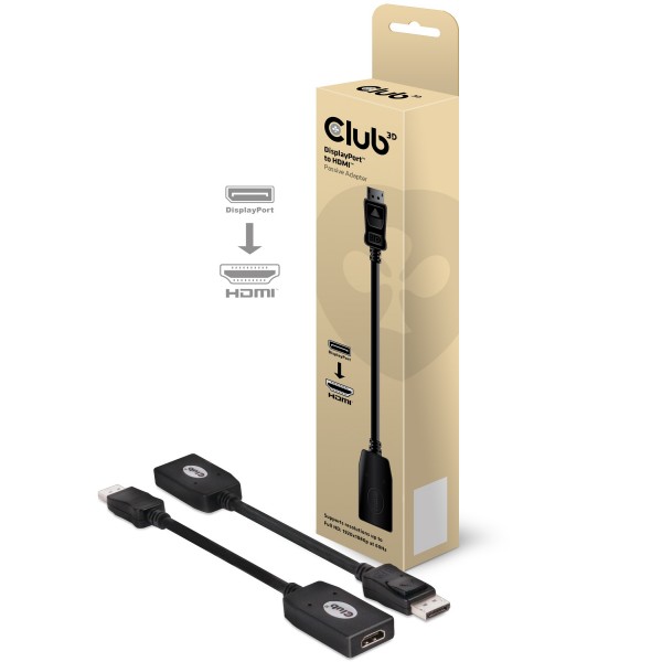 Adapter DisplayPort =&gt; HDMI *Club3D* passiv