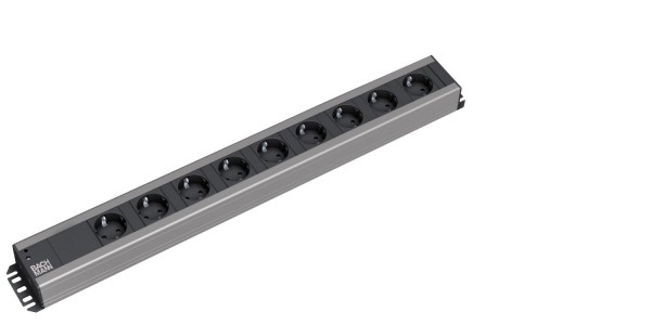 Bachmann Handwerkerleiste, 9xDosen(CEE7) -> Stecker(CEE7), 2m,