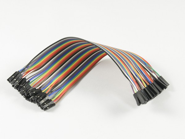 ALLNET 4duino Kabel Dupont 40 PIN 20 Zentimeter Buchse-Buchs
