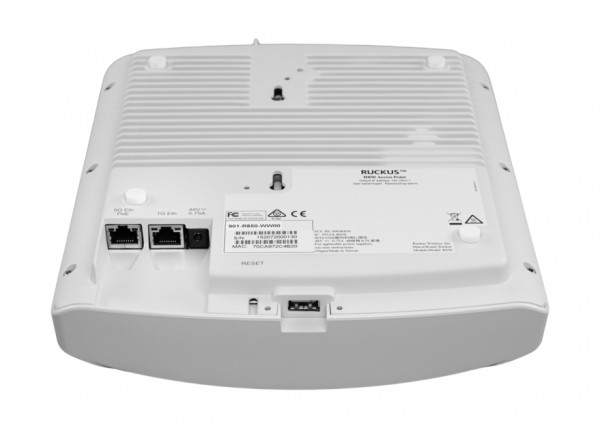 RUCKUS Networks wireless ap • wifi6 • ax6000 • 8x8 • indoor • 2.5 gbe • r850 • dual radio ble/zigbee + 1x usb • beamflex+
