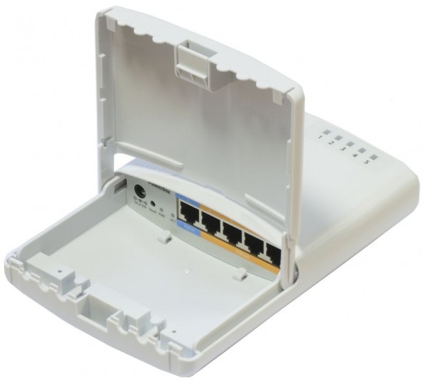 MikroTik PowerBOX RB750P-PBr2, 5x 10/100, 4x POE, outdoor