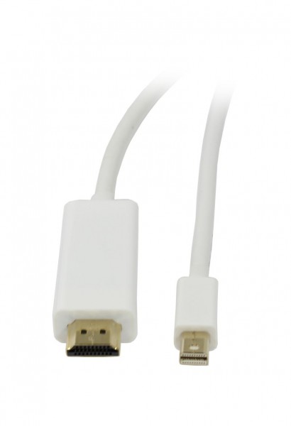 Kabel Video DisplayPort mini 1.2 => HDMI 2.0, ST/ST, 1.5m, Ultra HD 4K@60hz 4:4:4, 8 Bit HDR, Synergy 21