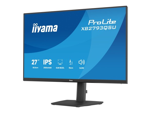 TFT 27,0"/68,6cm iiyama ProLite XB2793QSU-B1 *schwarz* 16:9