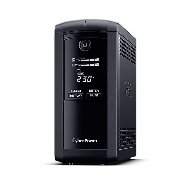 CyberPower USV, Value Pro-Serie, 700VA/390W, Line-Interactive, USB/RS232, LCD, CEE7-Schutzkontakt
