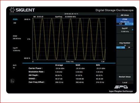 Siglent SVA1000X-DMA Digitale Modulationsanalysefunktion / Siglent SVA1000X-DMA Freischaltlizenz für die digitale Modulationsanalysefunktion