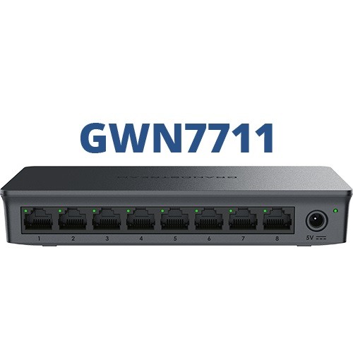 Grandstream GWN7711, 8 Port, Layer-2-Lite-verwaltete Netzwerk-Switches