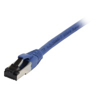 Patchkabel RJ45, CAT8.1 2000Mhz,  0.25m, blau, S-STP(S/FTP), TPE(Ultra SuperFlex), AWG26, Synergy 21 Patchkabel RJ45, CAT8.1 2000Mhz,  0.25m, blau, S-STP(S/FTP), TPE(Ultra SuperFlex), AWG26, Synergy 21