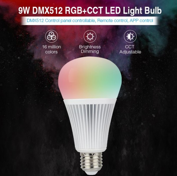 153409 Synergy 21 LED Retrofit E27 9W RGB WW Lampe DMX 153409 Synergy 21 LED Retrofit E27 9W RGB WW Lampe DMX