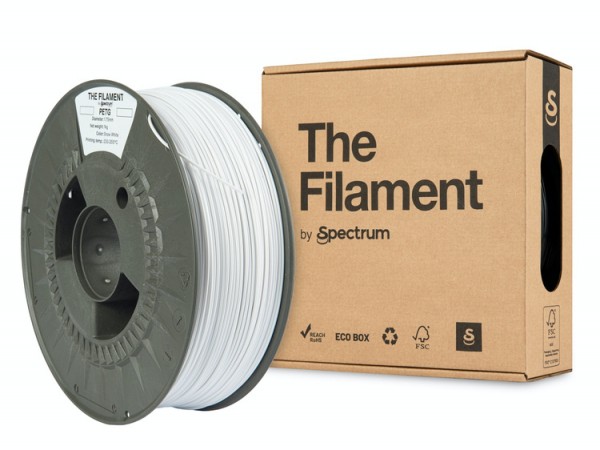 The Filament · PETG · SNOW WHITE · 1.75mm · 1kg