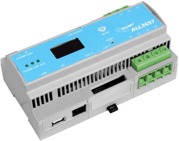 ALLNET ALL3697-32A / PM4 DIN-Rail Powermeter 32A 3 phase
