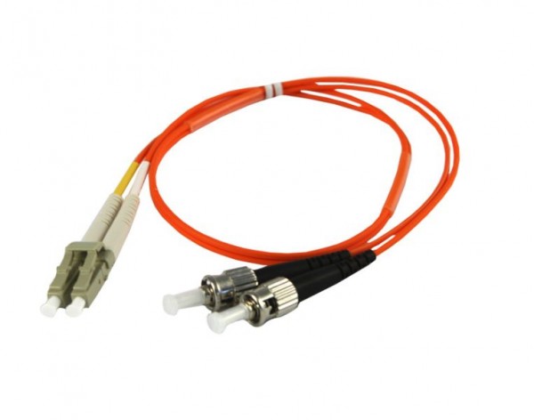 LWL-2-Faser-Patchk. 3mtr.LC-ST, 50/125um,OM2, AD=3mm, Synergy 21