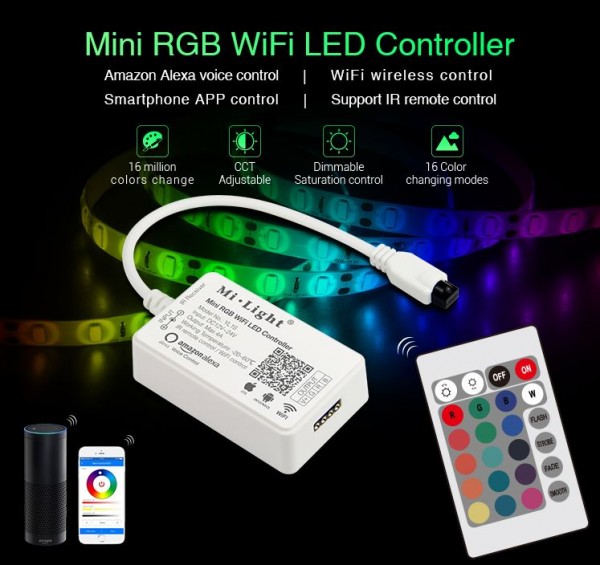 Synergy 21 LED controller mini RGB WiFi *Milight/Miboxer* Alexa series