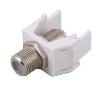 Keystone, Modul; mit F-Verbinder(SAT) weiß Keystone, Modul; mit F-Verbinder(SAT) weiß