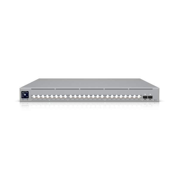 Ubiquiti Switch full managed Layer3 26 Port Â• 8x 2,5 GbE Â• 16x 10 GbE Â• PoE Budget 720W Â• 24x PoE+++ Â• 2x SFP28 Â• 19&quot; Â• UniFi Â• USW-Pro-XG-24-PoE