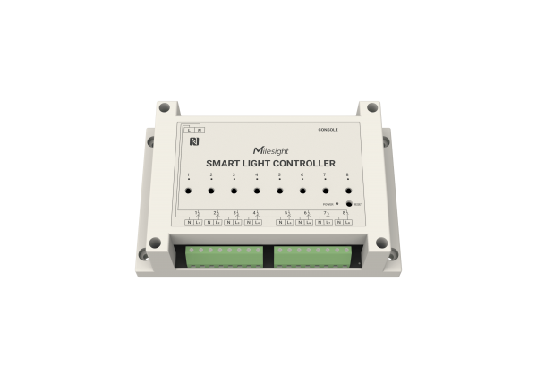 Milesight IoT Smart Light Controller, WS558-868M-LN LoRaWAN / 16A max. / 8 out