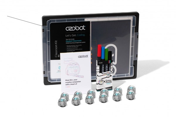 Ozobot MINT Coding Roboter Schulset "Bit+ Classroom Kit 12 Robots"