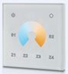 Synergy 21 LED Controller EOS 05 Wall dimmer dual white (CCT) touch 4 zones
