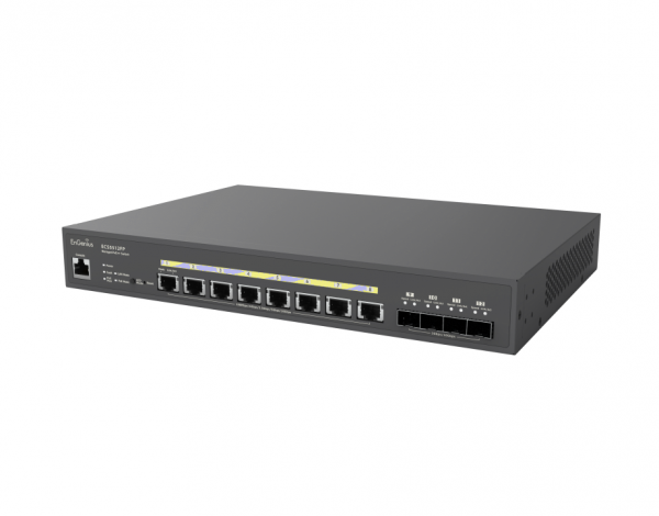 EnGenius Switch full managed Layer2+ 12 Port Â• 8x 10 GbE Â• PoE Budget 420W Â• 8x PoE bt Â• 4x SFP+ Â• 13&quot; Â• ECS5512FP Â• EnGenius Cloud