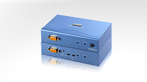 Aten KVM-Extender, 300mtr.1xPC, 2xMonitor, PS/2, VGA,
