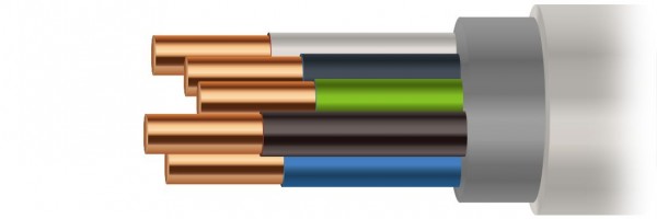 -Synergy 21 LED Kabel - PVC-Kabel 5x 0,5mm2 + 1*1,0mm2 Konfektionierung schwarz