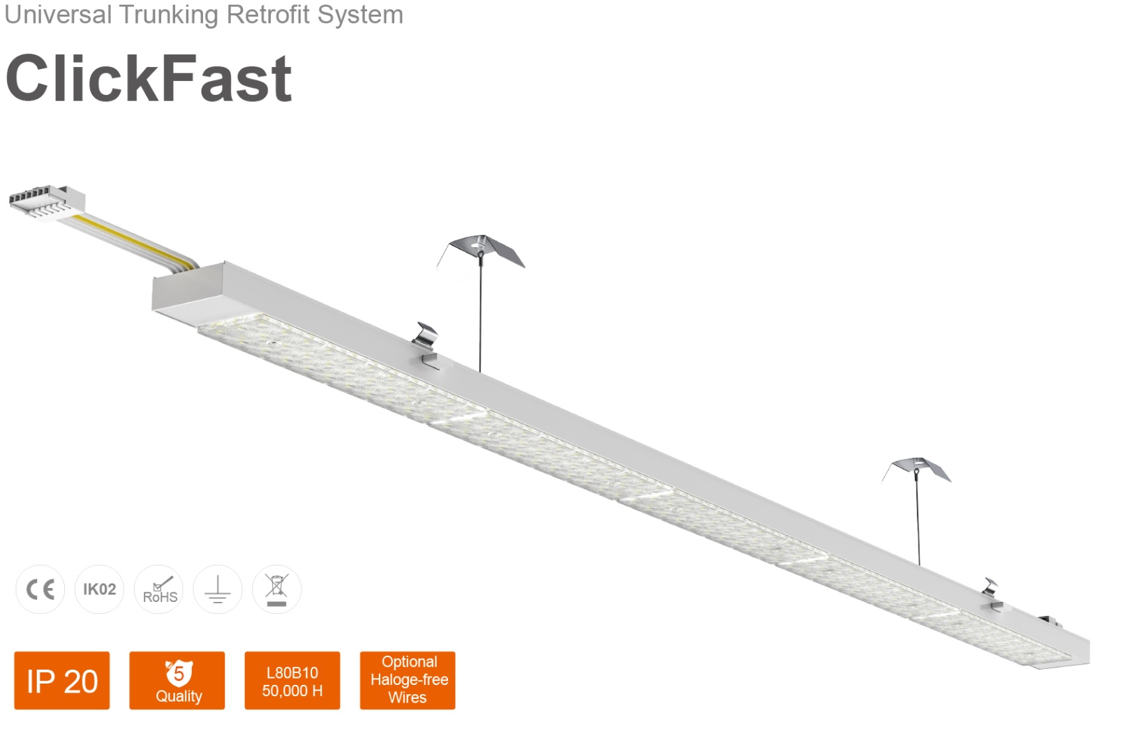 Synergy 21 LED universal T8/T5 Retrofit Light NW 120°