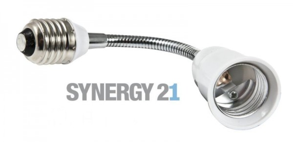 Synergy 21 LED adapter for LED bulbs E27->E27 short