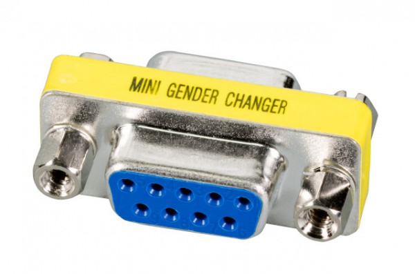 Adapter Gender Changer, D-Sub 9pol.Buchse/D-Sub 9pol.Buchse