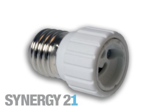 Synergy 21 LED adapter for LED bulbs E27-&gt;GU10