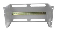 ALLNET 19"zbh. Gerätehalter für Hutschiene/DIN-Rail Geräte, T150mm/5HE, Lichtgrau, Frontmontage, ALLNET 19"zbh. Gerätehalter für Hutschiene/DIN-Rail Geräte, T150mm/5HE, Lichtgrau, Frontmontage,
