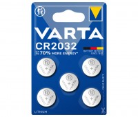 Batterie Knopfzelle CR2032  Varta  5-Pack Batterie Knopfzelle CR2032  Varta  5-Pack