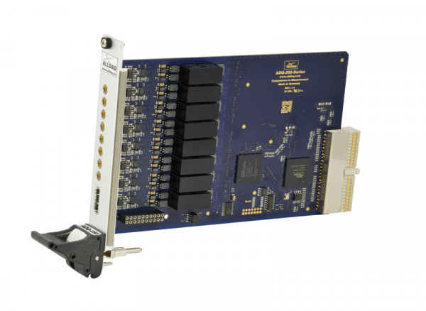 ALLDAQ ADQ-258-cPCI / CompactPCI-Messkarte mit 8 potentialfreien Spannungseingängen, 18 bit A/D-Wandler bis 1, 6 MS/s synchron, ext. Trigger, 8 Digital
