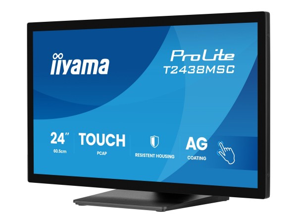 TFT-Touch 23,8"/60,5cm iiyama ProLite T2438MSC-B2 *schwarz* 16:9