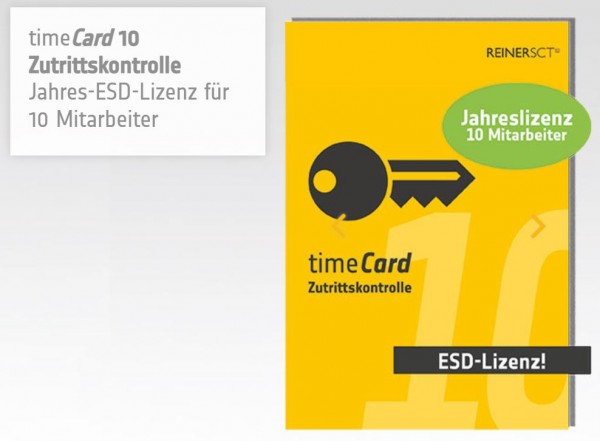 REINER SCT timeCard 10 Zutrittskontrolle - Basisversion ohne Laufzeitbeschränkung - ESD