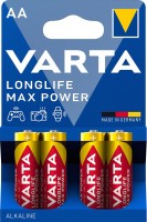 Batterie AA (LR6) 1.5V  Varta  Max Power - 4-Pack Batterie AA (LR6) 1.5V  Varta  Max Power - 4-Pack