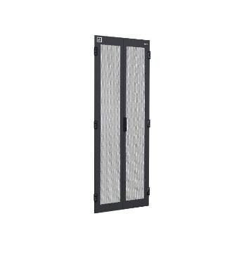 Vertiv(Knürr) Schrank,DCM,zbh. Tür perforiert 2-teilig, B800/H2000mm, Schwarz,