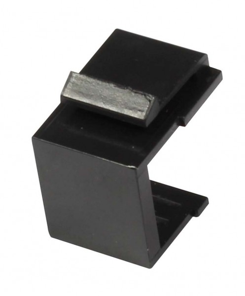 Keystone, Modul, Blindstopfen, schwarz, Synergy 21,