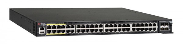 RUCKUS Networks switch full managed layer3 50 port • 48x 1 gbe • 48x poe at • 2x qsfp+ • 1 fan • 19" • ics7450-48p-stk-e-rmt3 • 1x 1000 w ac power su