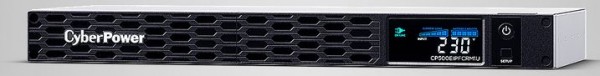 CyberPower USV, PFC-Serie, 19&quot; 1HE, 500VA/300W, Line-Interactive, reiner Sinus, USB/RS232,