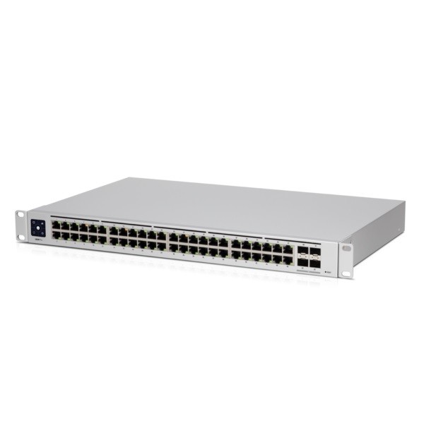 Ubiquiti Switch full managed Layer3 52 Port • 48x GbE • 4x SFP+ • 19&quot; • Lüfterlos • UniFi • USW-Pro-48