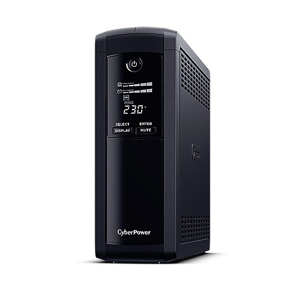 CyberPower USV, Value Pro-Serie, 1200VA/720W, Line-Interactive, USB/RS232, LCD, CEE7-Schutzkontakt