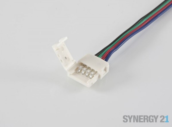 Synergy 21 LED Flex Strip add. Click connector with cable RGB 1-sided