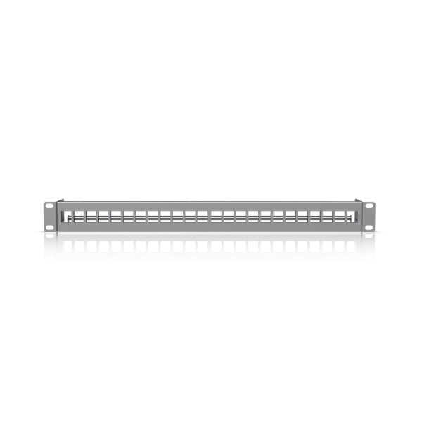 Ubiquiti Blank 24-Port Keystone Patch Panel / for UniFi rack-mount equipment / 1U / UACC-Rack-Panel-Patch-Blank-24