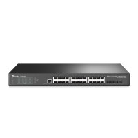 TP-Link Switch full managed Layer2+ 28 Port • 24x 1 GbE • 4x SFP+ • Lüfterlos, Omada • SG3428X TP-Link Switch full managed Layer2+ 28 Port • 24x 1 GbE • 4x SFP+ • Lüfterlos, Omada • SG3428X