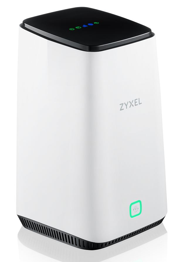Zyxel FWA510 WLAN-Router Multi-Gigabit Ethernet Tri-Band (2,4 GHz / 5 GHz / 5 GHz) 5G Schwarz, Weiß