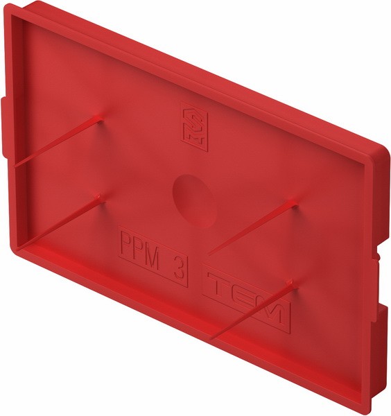 TEM series flush-mounted boxes BOX COVER PROTECTIVEPM3 20/1