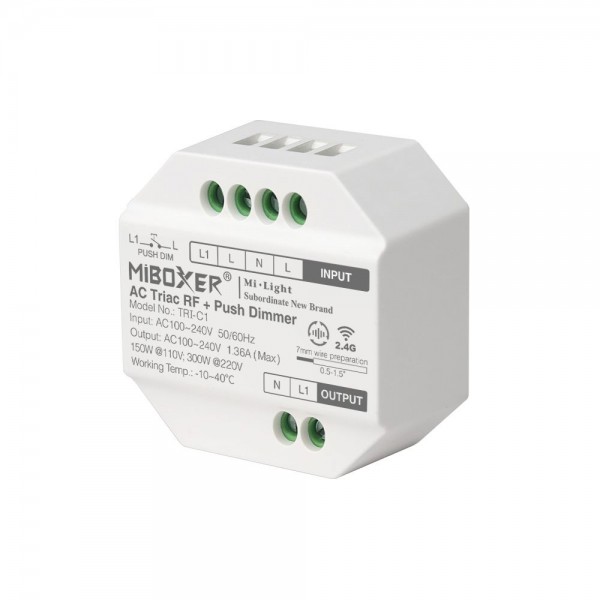 Synergy 21 LED AC TRIAC Dimmer RF+Push *Milight/Miboxer*