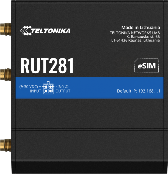 Teltonika · Router · RUT281 · Kompakter-4G/LTE Router