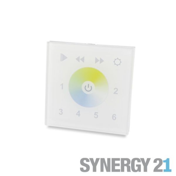 Synergy 21 LED Controller EOS 03 DMX512 dual white (CCT) wall switch black