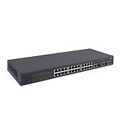 HP/3COM Switch, 100Mbit 24xTP, 1000Mbit 2xTP/SFP-Slot, A3100
